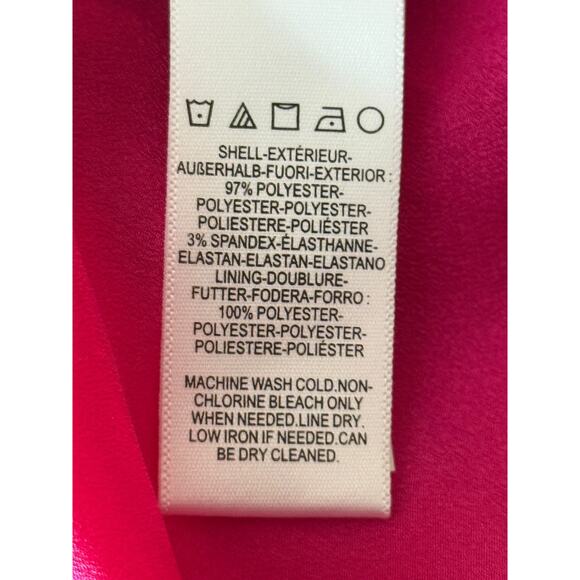 Dress the Population Alexandra one shoulder dress pink Medium M - Picture 6 of 6